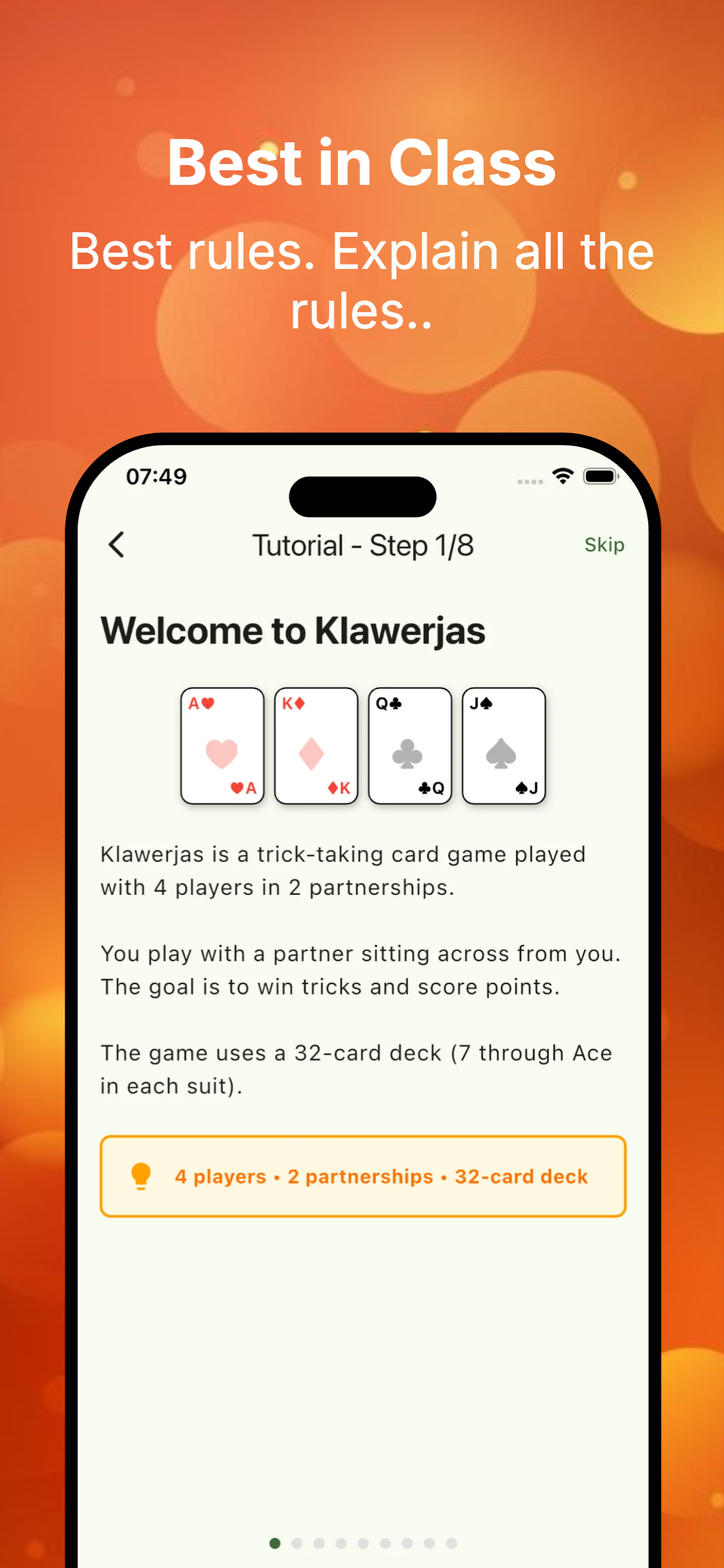 Interactive tutorial